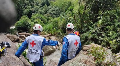 Imagen de  Organismos de socorro de La Ceja buscan a un hombre que cayó al río La Miel