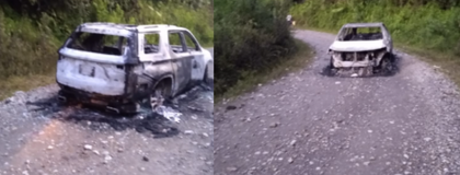 Imagen de En un hecho de intolerancia, dos sujetos incineraron un vehículo en San Rafael