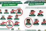 Imagen de Tres del cartel de más capturados, capturados en el Oriente