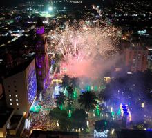 Palmira encendió con júbilo alumbrado navideño