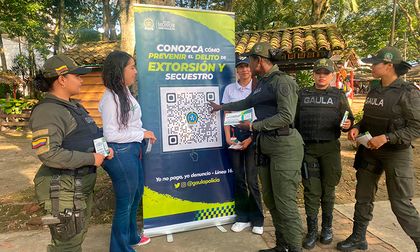 Refuerzan campaña contra extorsión