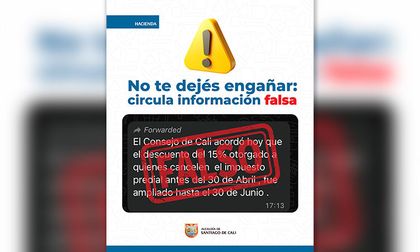 Alcaldía de Cali aclara plazo del predial: descuento del 15% vence el 30 de abril y no en junio