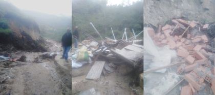 Imagen de  Fuerte vendaval dejó sin casa a una familia de La Unión