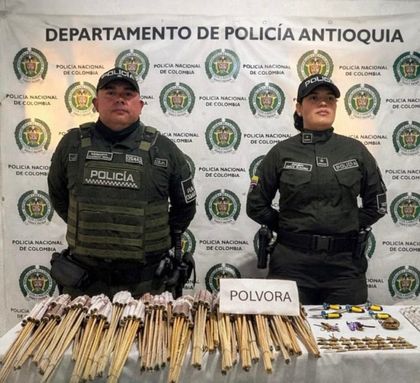 Imagen de  Autoridades de Abejorral incautaron pólvora para reforzar seguridad seguridad en fin de año