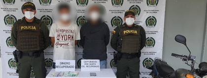 Imagen de  Por robar $18 millones a adultos mayores, dos sujetos fueron capturados en Rionegro