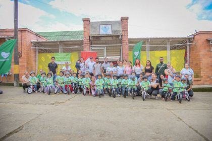 Imagen de  Antioquia en Bici entregó bicicletas para la primera infancia en seis municipios del Oriente