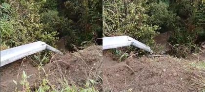 Imagen de  Volqueta cayó a abismo entre San Vicente y Concepción: un hombre está desaparecido y su hijo fue rescatado