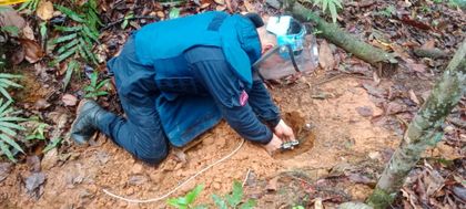 Imagen de  Doce años después del desminado humanitario, soldados destruyeron otro explosivo en San Carlos