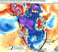 Nuevo frente frío traerá más lluvias y fuerte oleaje