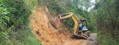 Imagen de En seis veredas de El Carmen se registraron deslizamientos y pérdidas de banca: la alcaldía atendió la situación