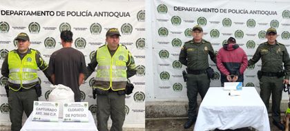 Imagen de Portaban droga en su equipaje: dos hombres fueron capturados cuando se movilizaban por la Autopista, a la altura de Guarne