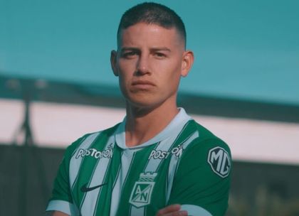 Imagen de «Este club es algo grande, único»: James Rodríguez tras su llegada al Atlético Nacional