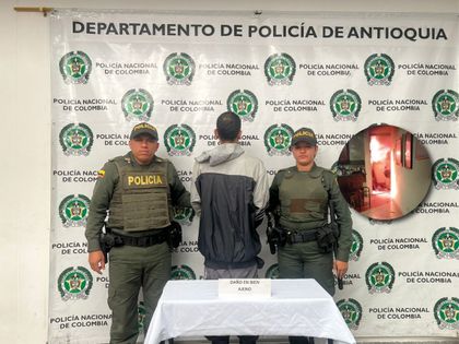 Imagen de Un hombre de 32 años causó incendio en vivienda de La Ceja, con sus familiares adentro