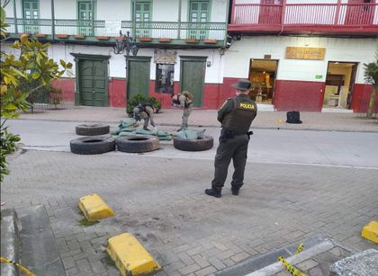 Imagen de  ¡Atención! Posible artefacto explosivo fue detonado de manera controlada en Sonsón