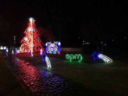 Imagen de  El Retiro encendió el alumbrado navideño de EPM tras ganar el concurso Encendamos la Alegría