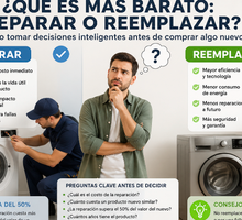 ¿Qué es más barato: reparar o reemplazar?