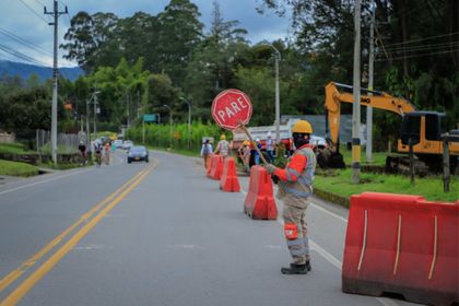 Imagen de  Cambios en la movilidad por obras de la doble calzada Viva La Ceja-Glorieta Yegüerizo