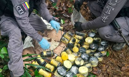 Ejército neutralizó 45 explosivos improvisados que serían utilizados para atentados en Buenaventura