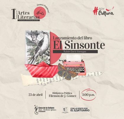 Imagen de  Celebre el Día del Idioma en El Santuario: escritor local lanzará libro titulado El Sinsonte