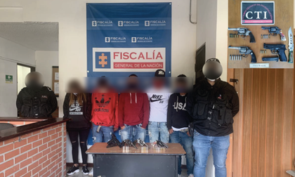 Dictan medida de aseguramiento contra los cinco presuntos delincuentes capturados en Guarne