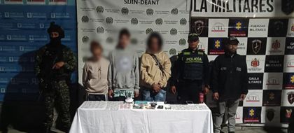 Imagen de  Capturan a tres personas en Rionegro durante operativo contra el grupo delincuencial «Los Mesa»