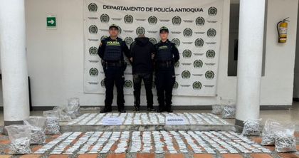 Imagen de Capturado en Marinilla con 3 750 dosis de estupefacientes