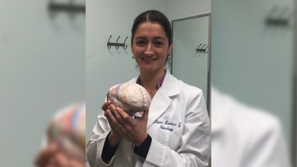 Imagen de Médica de Marinilla, primera latina premiada por la Academia Estadounidense de Neurología