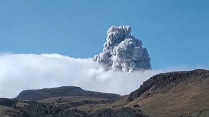 Declaran calamidad pública por volcán Puracé