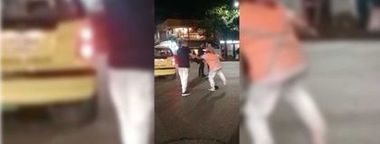 Imagen de En video: grave hecho de intolerancia entre dos taxistas en vía pública de Medellín