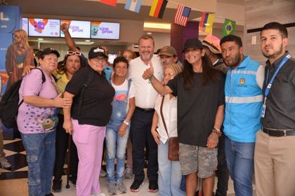 Imagen de  En Rionegro, habitantes de calle van por primera vez al cine