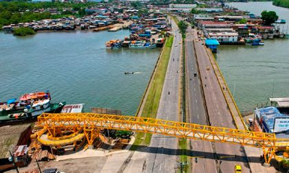 Obras de mantenimiento en puentes de Buenaventura