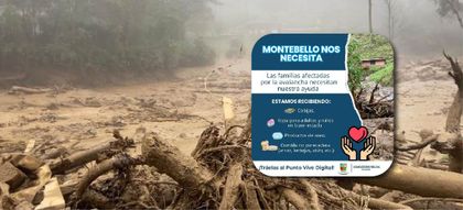 Imagen de  ¡Montebello nos necesita! Así puedes ayudar a las familias damnificadas por la avalancha