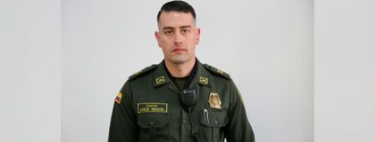 Imagen de Capitán Carlos Felipe Moncada, nuevo comandante de Policía de Rionegro