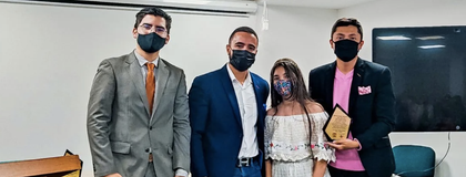 Imagen de  Dos abejorraleños fueron homenajeados en el Concejo de Medellín