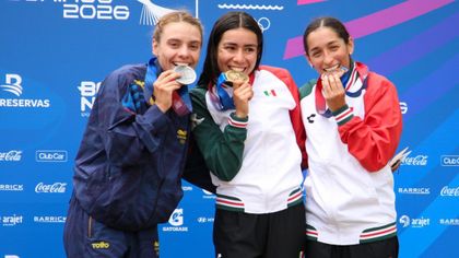 Imagen de  Carolina Velásquez, triatleta de Marinilla, ganó plata para Colombia en los Juegos Centroamericanos