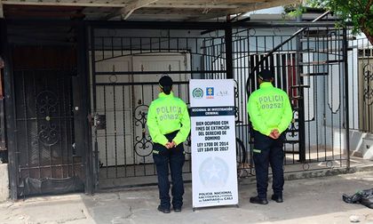 Extinción de dominio a seis bienes del microtráfico en la Comuna 12 de Cali