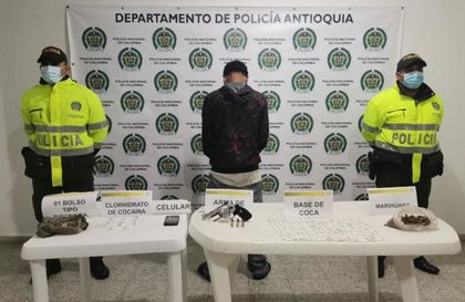 Imagen de  Capturan a miembro de “Los Chatas” que pretendía traficar con estupefacientes en Abejorral