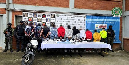 Imagen de  Golpe al narcotráfico en el Oriente: capturan a 10 integrantes de El Mesa y decomisan drogas por $26 millones