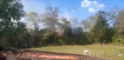 Imagen de  ¡Atención! Bomberos de Rionegro atienden incendio forestal en Barro Blanco