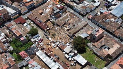 Imagen de Así quedó la vivienda en la que se presentó una fuerte explosión en Rionegro