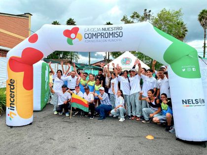 Imagen de  La nueva pista de atletismo de La Ceja comienza a ser una realidad