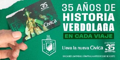 Imagen de  ¡Atención hinchas de Nacional! Se habilitó la venta de tarjetas Cívica conmemorativas de la primera Libertadores del conjunto verdolaga