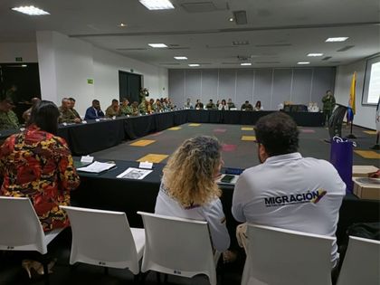 Imagen de  Crisis migratoria en el Darién: Mandos Regionales de Frontera se reúnen en Medellín