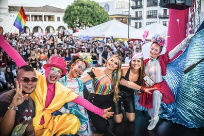 Imagen de  Alegría, baile, folclore: con éxito se realizó la marcha del orgullo LGTBIQ+ en Rionegro