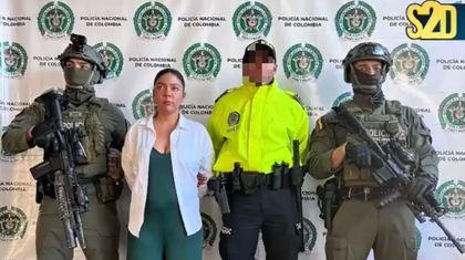 Imagen de Hermana de Chiquito Malo, máximo cabecilla del Clan del Golfo, fue capturada en el aeropuerto de Rionegro
