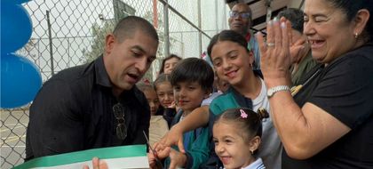 Imagen de  Estudiantes de la vereda San Matías de El Santuario ya cuentan con un nuevo bloque de aulas