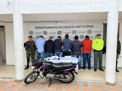 Imagen de  Seis personas dedicadas al hurto de motos fueron capturadas en Marinilla