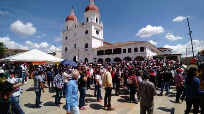 Imagen de  Ciudadanos realizaron una manifestación pacífica contra Sitirio en Rionegro