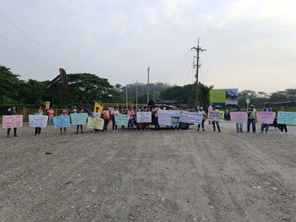 Imagen de  Comunidades de Puerto Triunfo y Puerto Nare protestan en campo petrolero de Ecopetrol por posible cierre