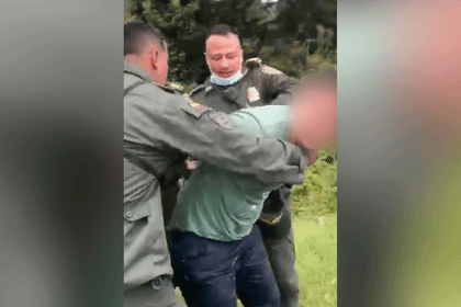 Imagen de Capturan a dos hombres y una mujer en El Retiro: uno de ellos trató de huir por un río